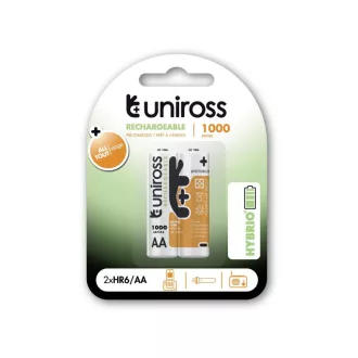 Baterie UNIROSS AA/creion 1,2 V 1000 mAh (2 buc)