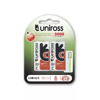 Baterie UNIROSS C/baby 1.2 V 3000 mAh (2 buc)