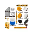 INGCO Set de perii cu 11 piese cu prindere bit