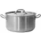 YATO GASTRO Cu capac pentru picioare 18,3 litri 360 x 180 mm inox