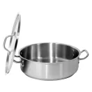 YATO GASTRO Cu capac pentru picioare 11,2 litri 360 x 110 mm inox