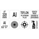 YATO GASTRO Tigaie cu strat de teflon, aluminiu 320 mm