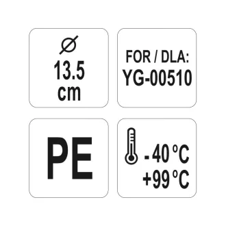 YATO GASTRO Capac găleată din plastic 135 mm
