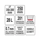 Găleată inox YATO GASTRO 28 litri