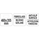 YATO GASTRO Tava antiderapanta 460 x 355 mm