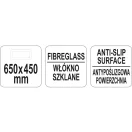 YATO GASTRO Tava antiderapanta 650 x 450 mm