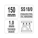Cleste de zahăr YATO GASTRO Inox 150 mm