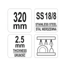 YATO GASTRO Cuțit de friptură Inox 320 mm
