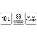 YATO GASTRO Vas de amestecare 10 litri pentru YG-03025