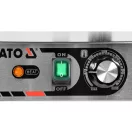 YATO GASTRO Gratar de contact 440 mm 2200 W tava de copt cu nervuri