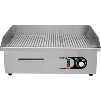 YATO GASTRO Grill 550 mm 3000 W tavă de copt cu nervuri