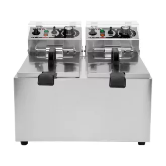 YATO GASTRO Friteuza de masa 2 x 5 litri 2 x 2000 W