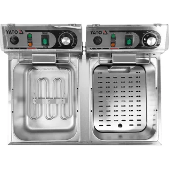 YATO GASTRO Friteuza de masa 2 x 6 litri 2 x 3000 W