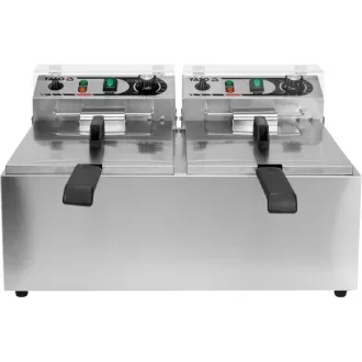 YATO GASTRO Friteuza de masa 2 x 8 litri 2 x 3300 W