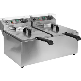 YATO GASTRO Friteuza de masa 2 x 8 litri 2 x 3300 W