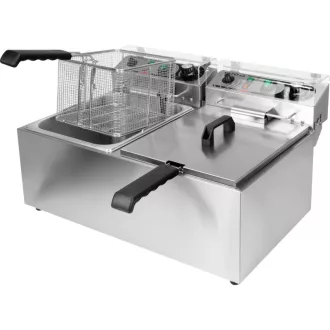 YATO GASTRO Friteuza de masa 2 x 8 litri 2 x 3300 W