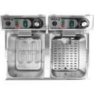 YATO GASTRO Friteuza de masa 2 x 8 litri 2 x 3300 W