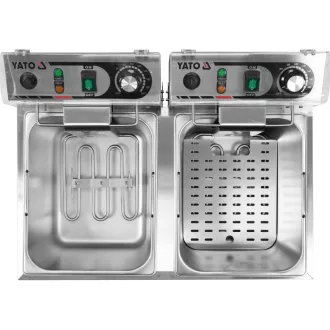 YATO GASTRO Friteuza de masa 2 x 8 litri 2 x 3300 W