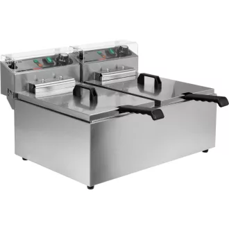 YATO GASTRO Friteuza de masa 2 x 11,5 litri 2 x 5000 W