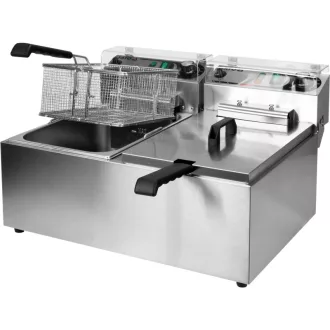YATO GASTRO Friteuza de masa 2 x 11,5 litri 2 x 5000 W