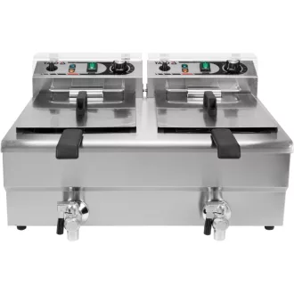   YATO GASTRO Friteuza de masa 12 litri 5000 W cu robinet de scurgere