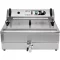 YATO GASTRO Friteuza de masa 23 litri 6000 W cu robinet de scurgere
