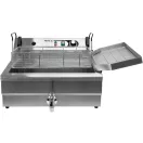 YATO GASTRO Friteuza de masa 23 litri 6000 W cu robinet de scurgere