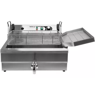   YATO GASTRO Friteuza de masa 23 litri 6000 W cu robinet de scurgere