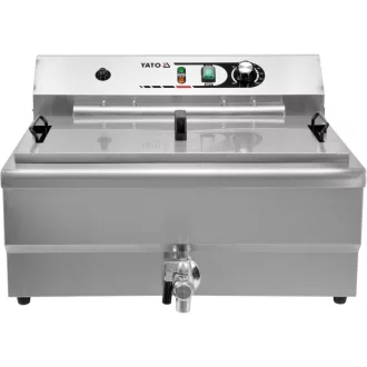   YATO GASTRO Friteuza de masa 26,5 litri 6000 W cu robinet de scurgere