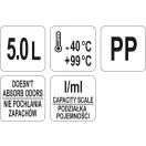 YATO GASTRO Cană dozatoare din plastic 5000 ml