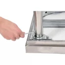 Masa de lucru YATO GASTRO Inox cu polita de jos