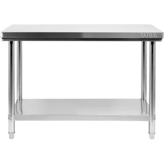 Masa de lucru YATO GASTRO Inox cu polita de jos
