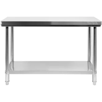 Masa de lucru YATO GASTRO Inox cu polita de jos