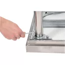 Masa de lucru YATO GASTRO Inox cu polita de jos