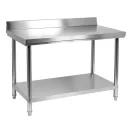 Masa de lucru YATO GASTRO Inox cu raft de jos cu pliere in spate