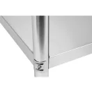 Masa de lucru YATO GASTRO Inox cu raft de jos cu pliere in spate