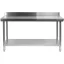 Masa de lucru YATO GASTRO Inox cu raft de jos cu pliere in spate