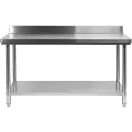 Masa de lucru YATO GASTRO Inox cu raft de jos cu pliere in spate
