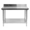 Masa de lucru YATO GASTRO Inox cu raft de jos cu pliere in spate