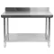 Masa de lucru YATO GASTRO Inox cu raft de jos cu pliere in spate