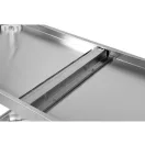 Masa de lucru YATO GASTRO Inox cu raft de jos cu pliere in spate