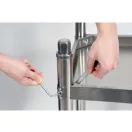 Masa de lucru YATO GASTRO Inox cu raft de jos cu pliere in spate