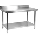 Masa de lucru YATO GASTRO Inox cu raft de jos cu pliere in spate