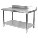 Masa de lucru YATO GASTRO Inox cu raft de jos cu pliere in spate