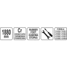 YATO GASTRO Picior aluplast pentru raft 1880 mm