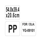 YATO GASTRO Depozitare din plastic pentru cărucior de bucătărie 540 x 390 x 200 mm