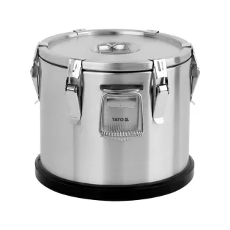   YATO GASTRO Cadă de livrare alimente cu perete dublu 15 litri inox