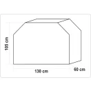 YATO GASTRO Prelata pentru gratar cu gaz 1300 x 600 x 1050 mm