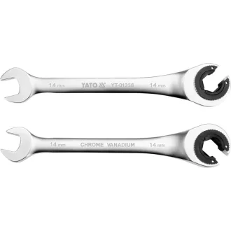 YATO Cheie cu clichet pentru conducte de frână 14 mm