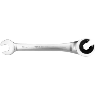 YATO Cheie cu clichet pentru conducte de frână 15 mm